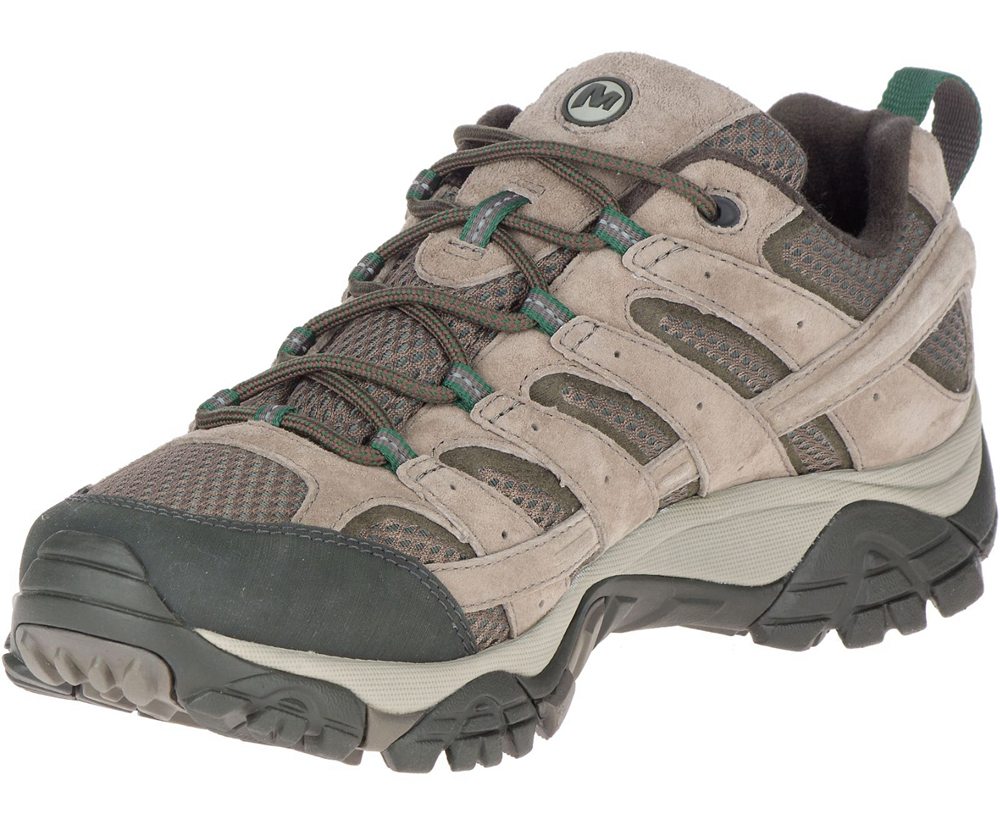 Merrell Hiking Shoes Grey - Moab 2 Ventilator - Mens 87HIMDRAS